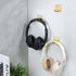 YIGII Adhesive Towel Hooks/Bathroom Hook, Gold Self Adhesive Hooks Heavy Duty Coat Hooks 4-Packs, Non-Punching for Hanging Robes Clothes Hats Stic...